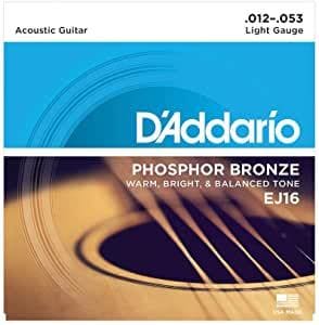 corde per chitarra acustica d'addario ej16