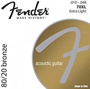 corde per chitarra acustica fender 0073