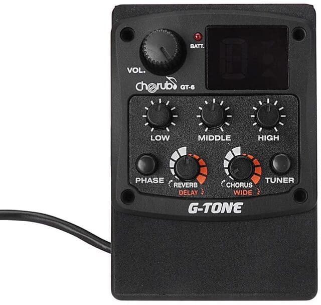 preamplificatori per chitarra acustica cherubinio g-tone gt6