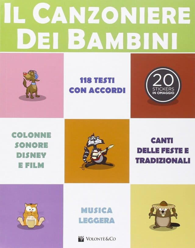 spartiti per chitarra il canzoniere dei bambini