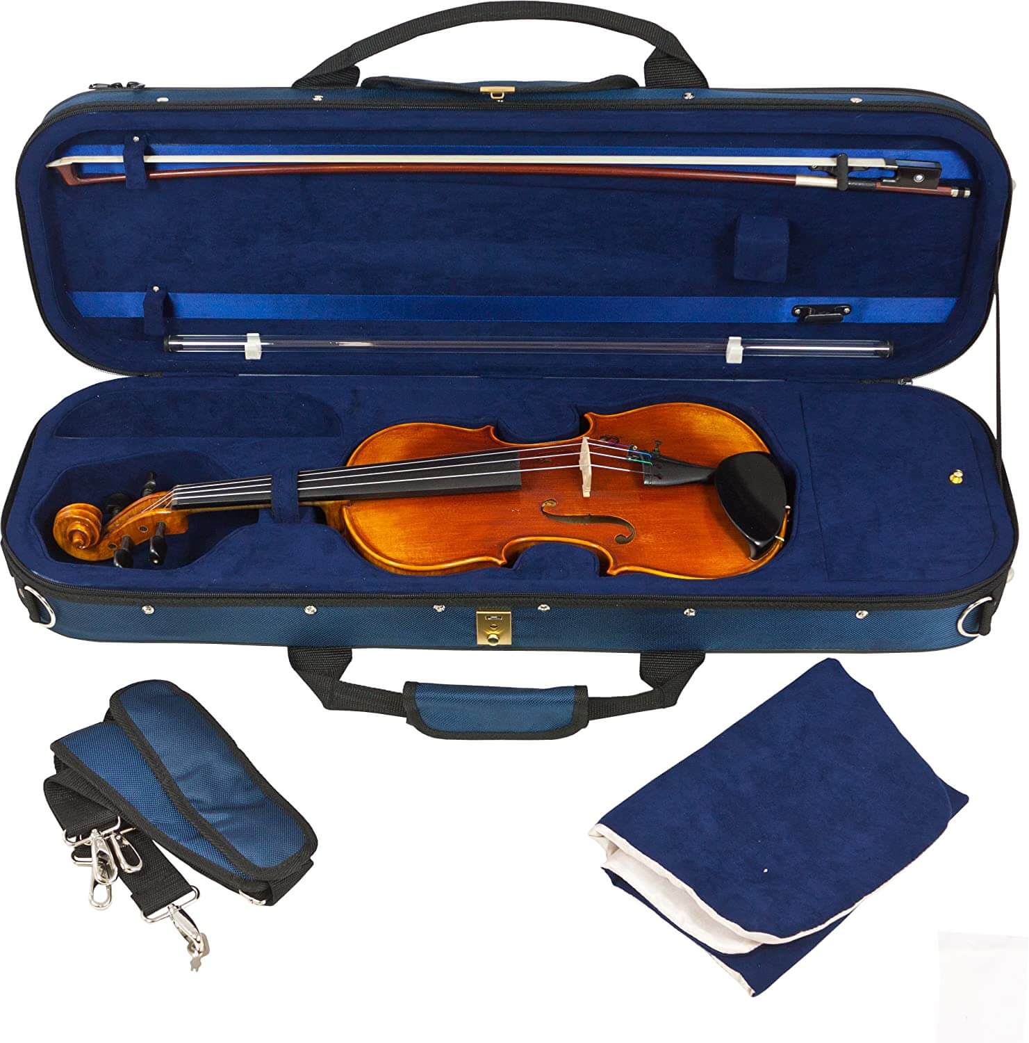 custodia per violino Tomandwill Blu