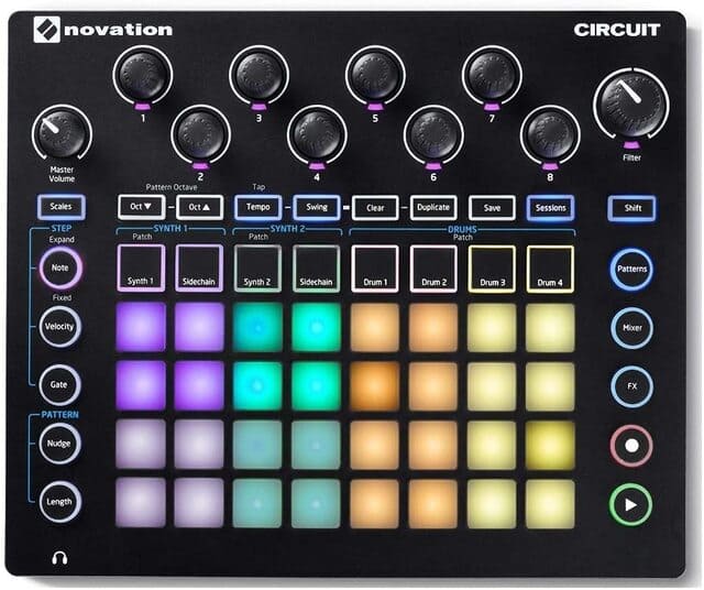 drum machine Novation Circuit