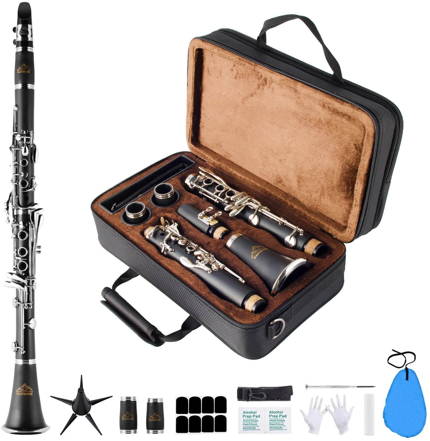 Clarinetto con tasti in nichel per principianti e studenti della Eastrock