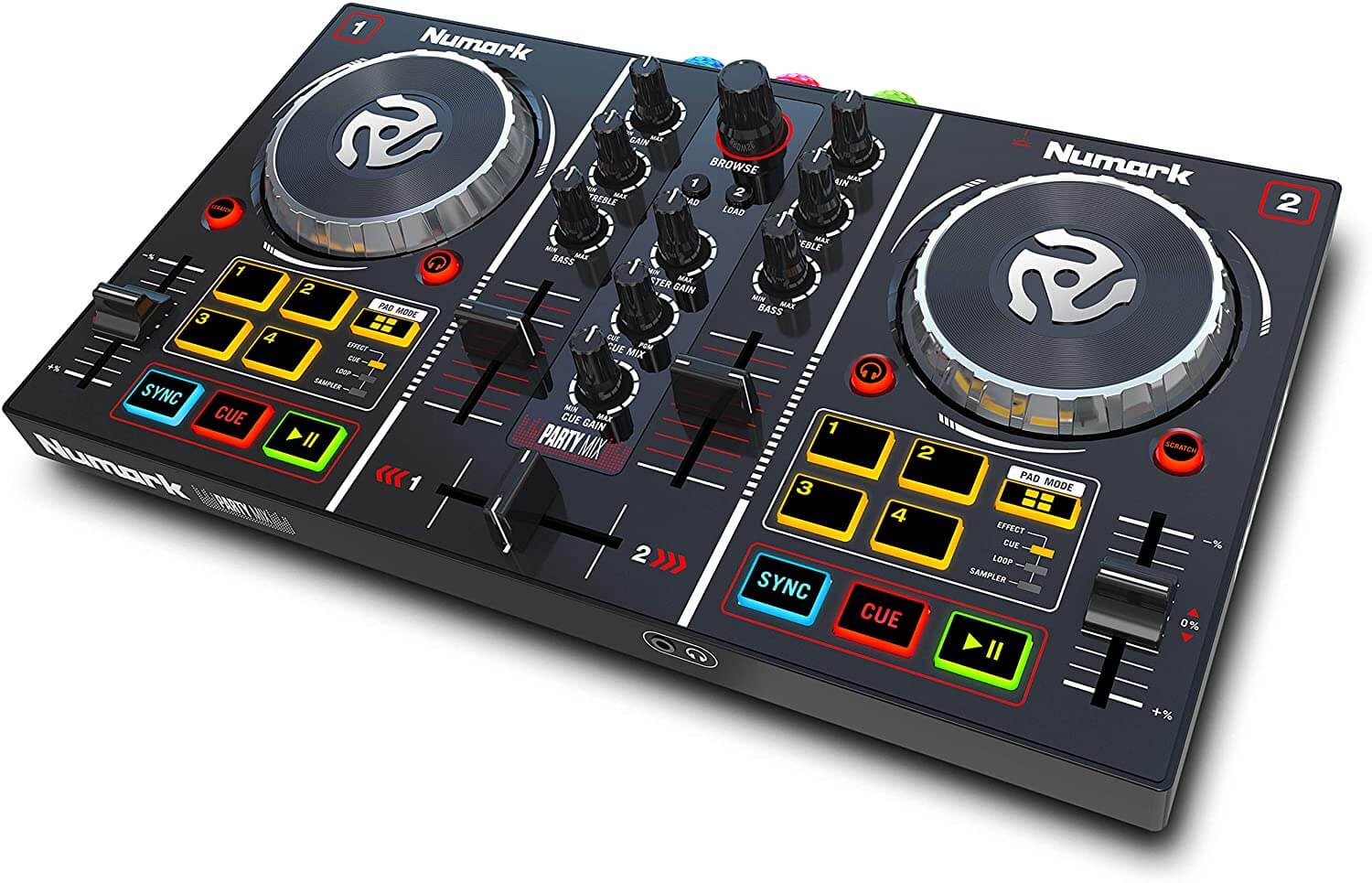 Consolle DJ a 2 canali Numark Party Mix